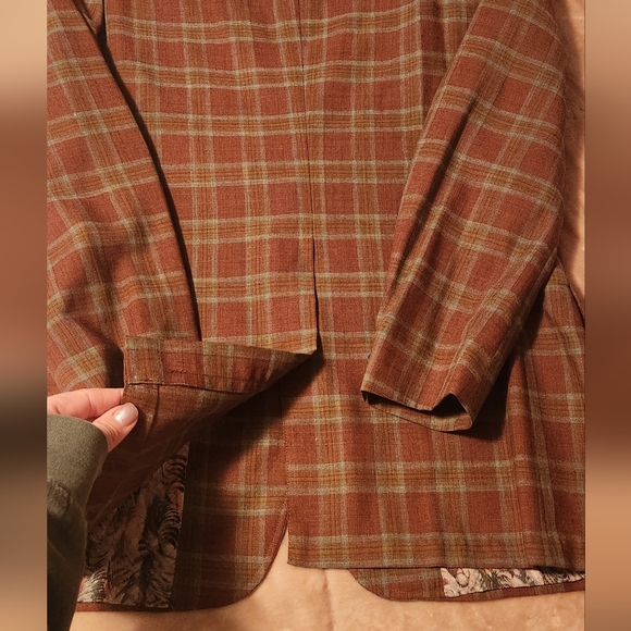 Vintage 1970s Sostanza by Richman Brothers Plaid Blazer - Picture 12 of 15